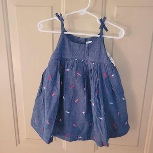 NWT Baby Gap 4th of July dress 12-18 months